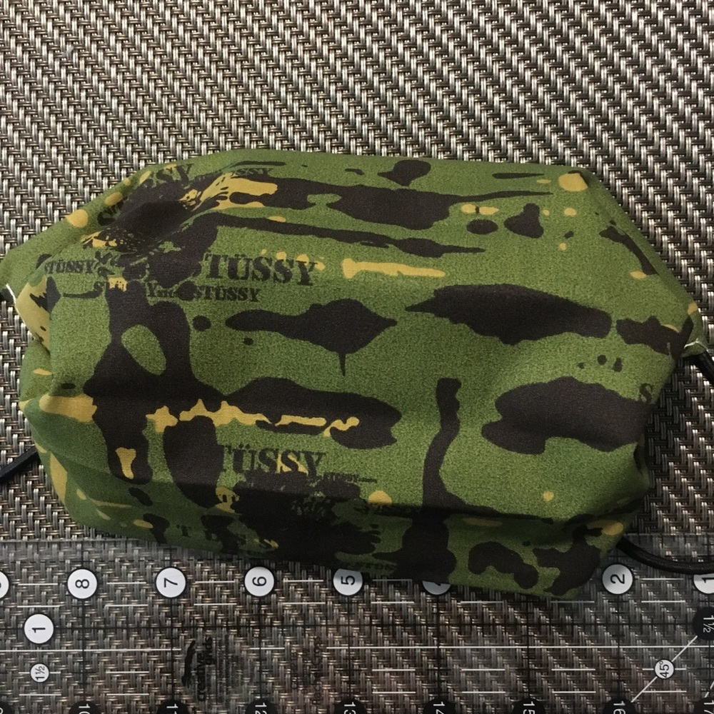 STÜSSY reusable face mask with filter pocket